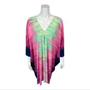 Attitudes by Renee Regular Como Jersey Printed Caftan sz M/L NWOT